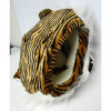 Cabeça Capacete Máscara Tigre Pelúcia Luxo Cabeça Capacete Máscara Tigre Pelúcia Luxo