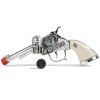 Pistola Arma de Brinquedo Prata Infantil Pistola Arma de Brinquedo Prata Infantil