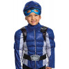 Fantasia Power Rangers Morfador Azul Luxo Infantil Bebê Fantasia Power Rangers Morfador Azul Luxo Infantil Bebê
