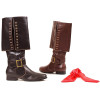 Bota Adulto Piratas Marrom Bota Adulto Piratas Marrom