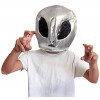 Cabeça Capacete/Máscara Alien Extra Terrestre Pelúcia Luxo
