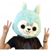 Cabeça Capacete Máscara Alpaca Pelúcia Luxo Cabeça Capacete Máscara Alpaca Pelúcia Luxo