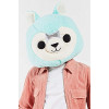 Cabeça Capacete Máscara Alpaca Pelúcia Luxo Cabeça Capacete Máscara Alpaca Pelúcia Luxo