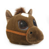 Cabeça Capacete Máscara Cavalo Pelúcia Luxo Cabeça Capacete Máscara Cavalo Pelúcia Luxo