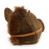Cabeça Capacete Máscara Cavalo Pelúcia Luxo Cabeça Capacete Máscara Cavalo Pelúcia Luxo
