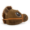Cabeça Capacete Máscara Cavalo Pelúcia Luxo Cabeça Capacete Máscara Cavalo Pelúcia Luxo