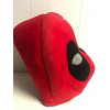 Cabeça Capacete Máscara Deadpool Pelúcia Luxo Cabeça Capacete Máscara Deadpool Pelúcia Luxo