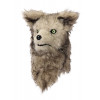 Cabeça Capacete Máscara Lobo Pelúcia Luxo Cabeça Capacete Máscara Lobo Pelúcia Luxo