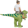 Fantasia Inflável Nas Costas do Dino Adulto