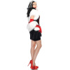 Fantasia Adulto Cruela Sexy Luxo Fantasia Adulto Cruela Sexy Luxo