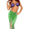 Fantasia Pequena Sereia Ariel Sexy Feminino Adulto