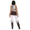 Fantasia Attack on Titan Mikasa Adulto Luxo Fantasia Attack on Titan Mikasa Adulto Luxo