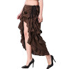 Saia Velho Oeste Luxo Adulto Feminino Várias Cores Saia Longa Mad Max