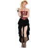 Saia Velho Oeste Luxo Adulto Feminino Várias Cores Saia Longa Mad Max