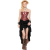 Saia Velho Oeste Luxo Adulto Feminino Várias Cores Saia Longa Mad Max