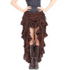 Saia Velho Oeste Luxo Adulto Feminino Várias Cores Saia Longa Mad Max