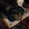 Tiara Flores Caveira Mexicana Adulto Luxo Preto Tiara Flores Caveira Mexicana Adulto Luxo Preto