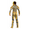 Fantasia Power Rangers Amarelo Filme Músculos Infantil Fantasia Power Rangers Amarelo Filme Músculos Infantil