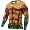 Camiseta Aquaman Adulto Longa Camiseta Aquaman Adulto Longa