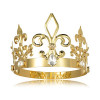 Coroa de Rei ou Rainha Luxo Dourada Coroa de Rei ou Rainha Luxo Dourada
