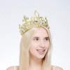 Coroa de Rei ou Rainha Luxo Dourada Coroa de Rei ou Rainha Luxo Dourada