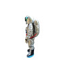 Fantasia Astronauta do Espaço Adulto Mascote Prata Fantasia Astronauta do Espaço Adulto Mascote Prata