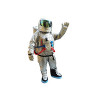 Fantasia Astronauta do Espaço Adulto Mascote Prata Fantasia Astronauta do Espaço Adulto Mascote Prata