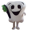 Fantasia Dente Molar Luxo Mascote Fantasia Dente Molar Luxo Mascote