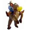 Fantasia Inflável Nas Costas do Cavalo Adulto Fantasia Inflável Nas Costas do Cavalo Adulto