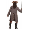 Fantasia Jack Sparrow Piratas do Caribe Realistico Luxo