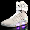 Tênis de Volta para o Futuro Marty Mcfly com Luz Cinza Tênis de Volta para o Futuro Marty Mcfly com Luz Cinza