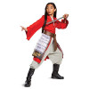 Fantasia Mulan Brilhante Clássica Infantil Super Luxo