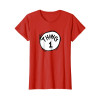 Camiseta Dr. Seuss Thing 1 Infantil Luxo Camiseta Dr. Seuss Thing 1 Adulto Luxo