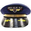 Chapéu Piloto Luxo Infantil Junior Chapéu Piloto Luxo Infantil Junior