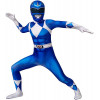 Fantasia Power Rangers Azul Infantil Luxo Fantasia Power Rangers Azul Infantil Luxo