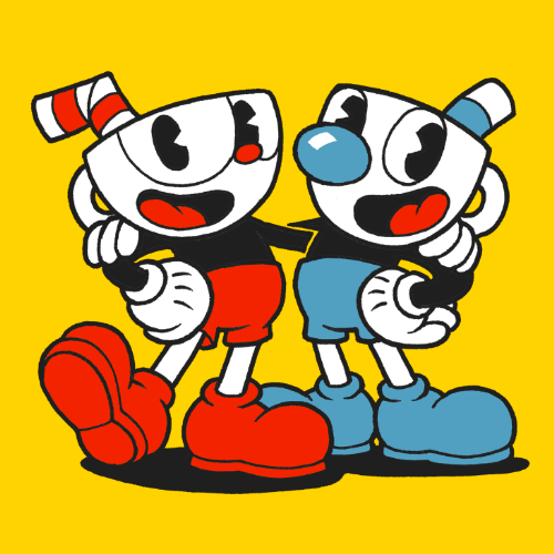 Fantasia Cuphead Mugman Adulto Azul