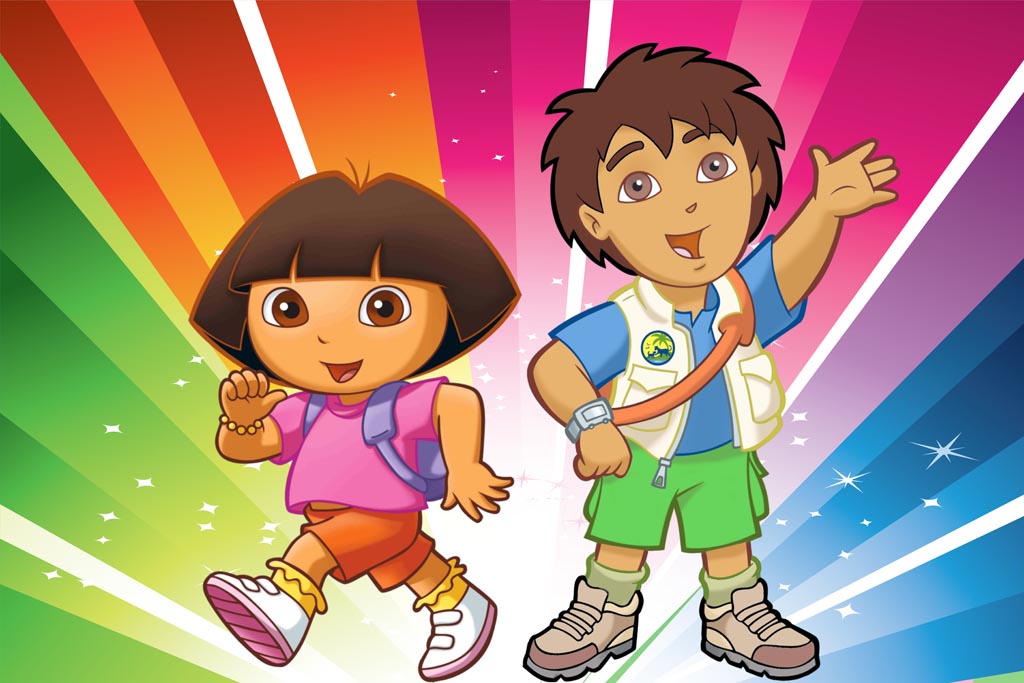 Dora e Diego Balão Gigante de Ar Dora a Exploradora