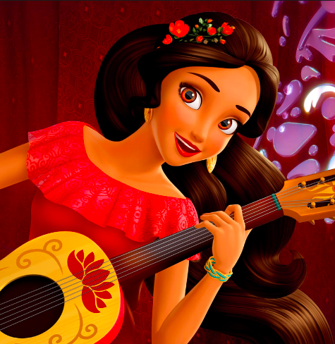 Elena Fantasia Princesa Elena de Avalor infantil Luxo