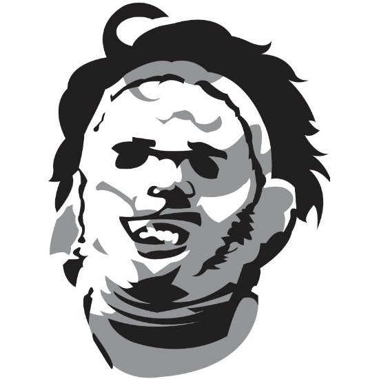 Leatherface Avental Leatherface Adulto Luxo