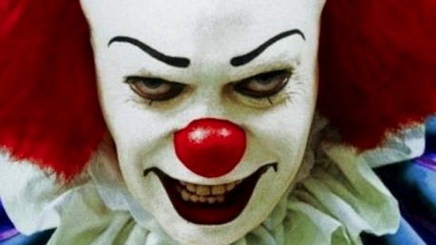 Pennywise Fantasia IT de Palhaço Assustador Adulto Feminino