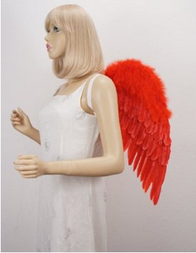 Asa Adulto para Anjo Vermelha luxo Asa Adulto para Anjo Vermelha luxo