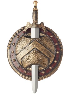 Escudo Romano e Espada Clássico Escudo Romano e Espada Clássico