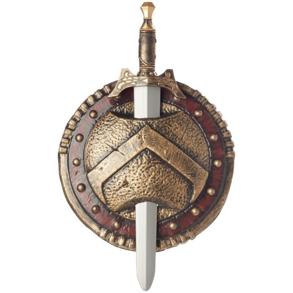 Escudo Romano e Espada Clássico Escudo Romano e Espada Clássico