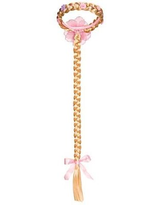 Fantasia Infantil Rapunzel Enrolados Trança