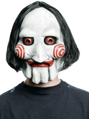 Máscara Adulto Billy de Jogos Mortais Saw Jigsaw Máscara Adulto Billy de Jogos Mortais Saw Jigsaw
