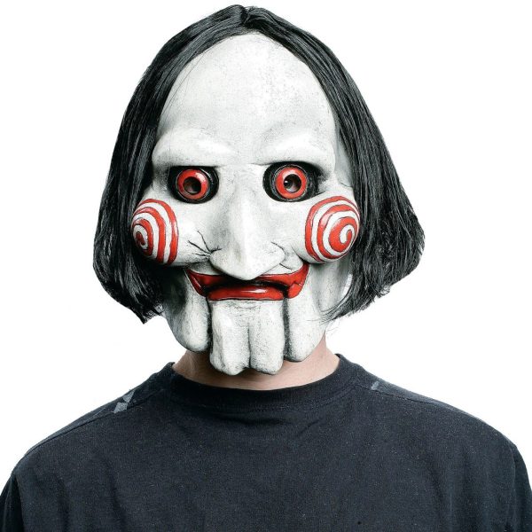 Máscara Adulto Billy de Jogos Mortais Saw Jigsaw Máscara Adulto Billy de Jogos Mortais Saw Jigsaw
