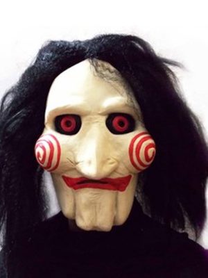 Máscara Adulto Billy de Jogos Mortais Saw Jigsaw Clássica Máscara Adulto Billy de Jogos Mortais Saw Jigsaw Clássica