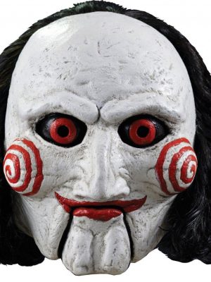 Máscara Adulto Billy de Jogos Mortais Saw Jigsaw Luxo Máscara Adulto Billy de Jogos Mortais Saw Jigsaw Luxo