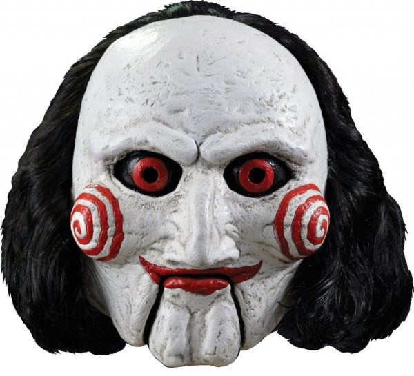 Máscara Adulto Billy de Jogos Mortais Saw Jigsaw Luxo Máscara Adulto Billy de Jogos Mortais Saw Jigsaw Luxo
