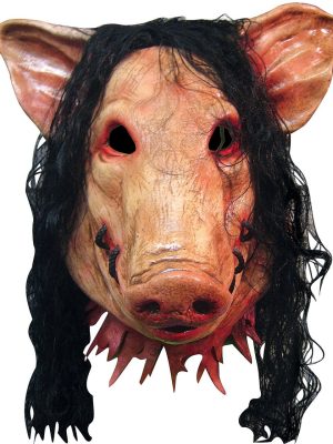 Máscara Billy de Jogos Mortais Saw Jigsaw Pig Porco Adulto Máscara Billy de Jogos Mortais Saw Jigsaw Pig Porco Adulto